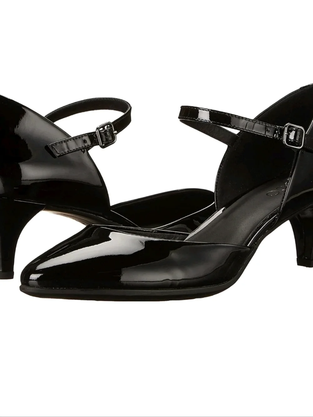 🌺ECCO Women's Shape 45 Pointy Sleek Maryjane Pump, Black, Size 7 NWOB - Picture 5 of 12